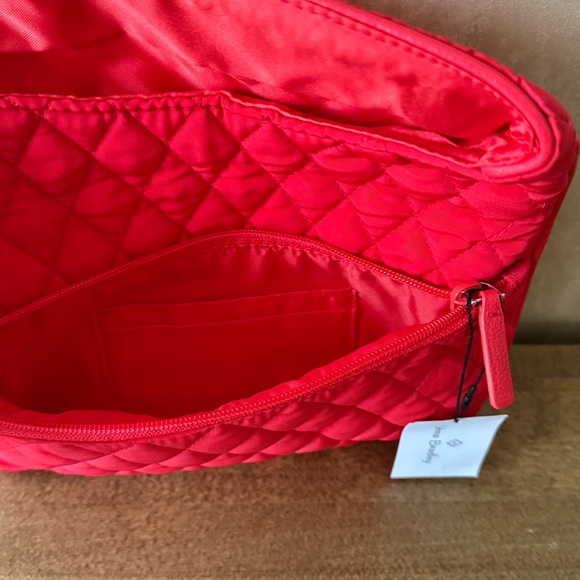 Vera Bradley Folded Flap Wristlet in Fire Red